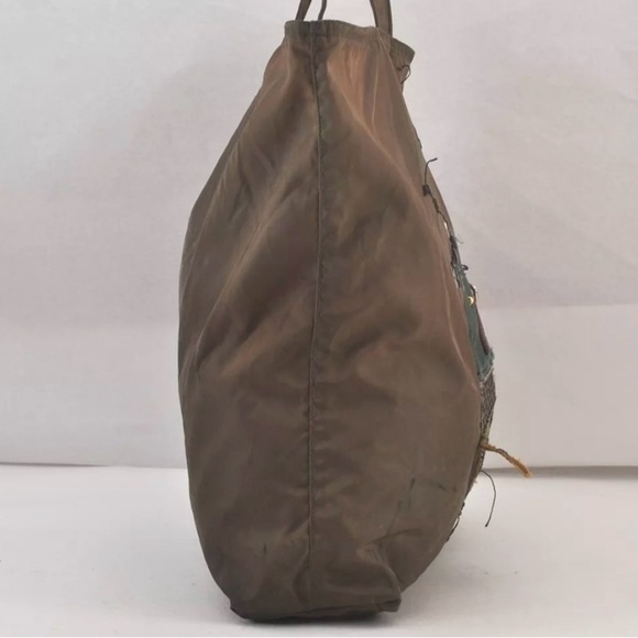 Prada Nylon Tessuto Robot Tote Bag/Shoulder Bag Olive Green | Women’s | Used | - Picture 5 of 14
